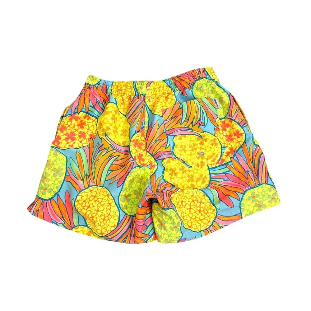 Chubbies Swim Trunks Neon Printed Mesh Lined Bathing Suit Size Men's Small